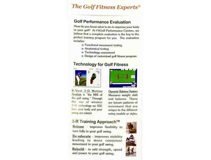 Golf Performance and Fitness Evaluation