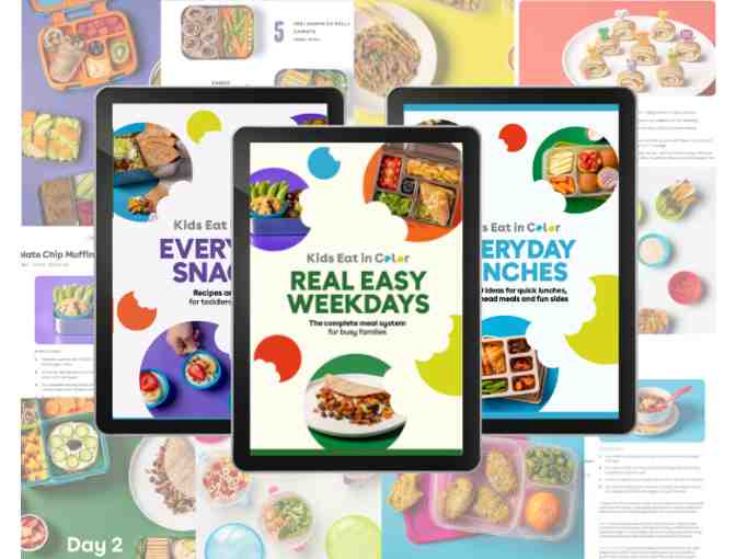 Kids Eat in Color Mealtime Ebook Bundle