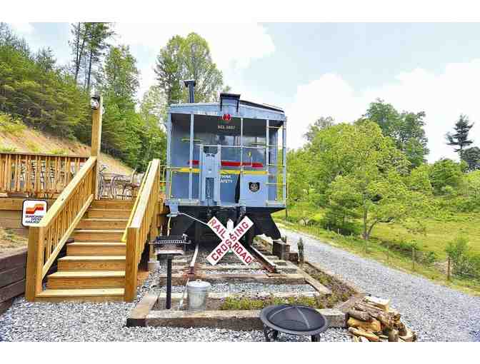 Sleep in a Luxury Caboose in the Smokies!