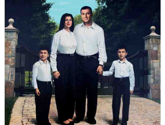 20' x 24' Custom Oil Panting Portrait