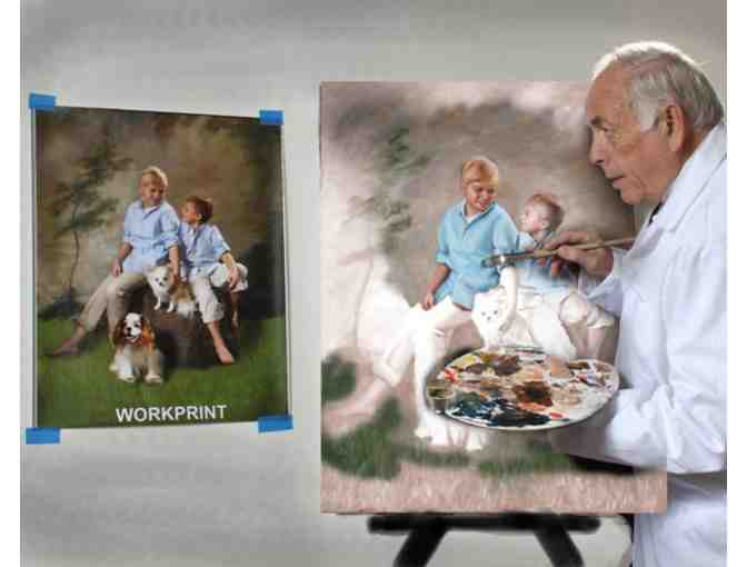 20' x 24' Custom Oil Panting Portrait