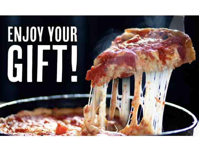 $25 gift certificate to Lou Malnati's