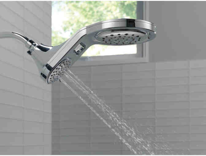 Delta HydroRain 5-Setting Two-in-One Shower Head (58580-PK)