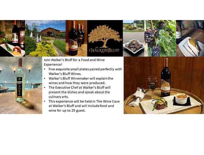 CHEF'S TASTING AND WINE PAIRING FOR 30 PEOPLE | WINE CAVE AT WALKER'S BLUFF