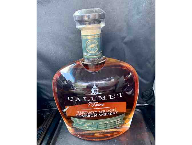 BOURBON BARREL STAVE BENCH | CALUMET FARM SMALL BATCH BOURBON
