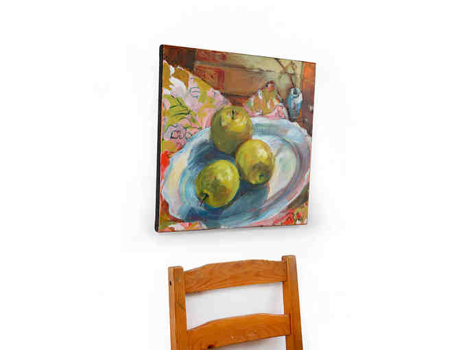 Three Green Apples by Laurie Wonfor Nolan