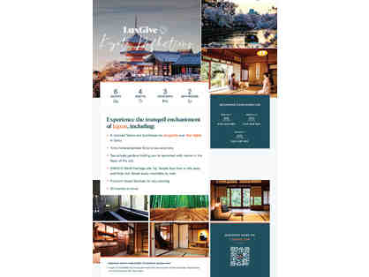 Kyoto, Japan - (4) Nights in a restored Taisho-era townhouse for (4) nights