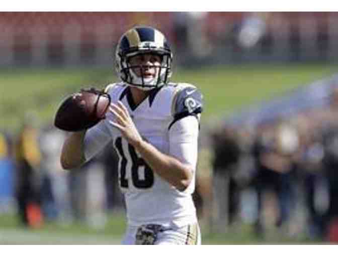 Autographed Football - Jared Goff