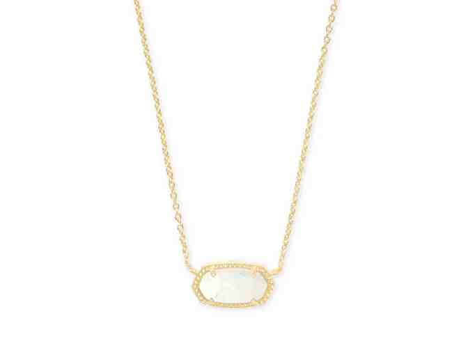 Kendra Scott: Elisa Gold Pendant Necklace in Opalite