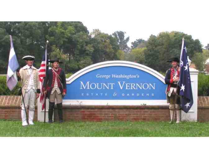 George Washington's Mount Vernon - 4 Admission Vouchers