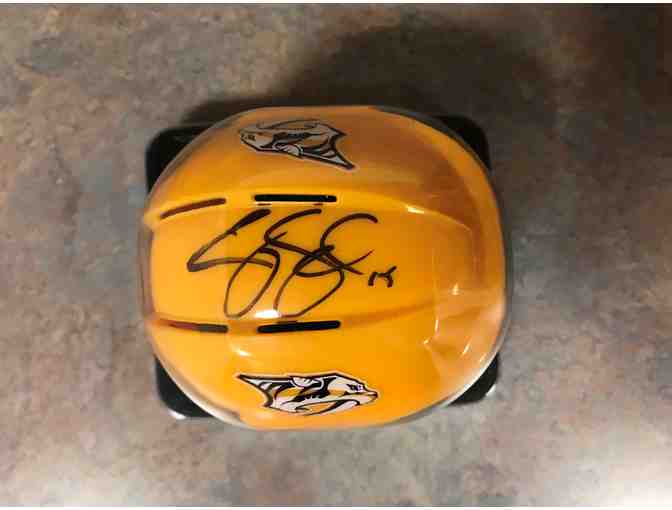 Nashville Predators mini-helmet signed by Craig Smith