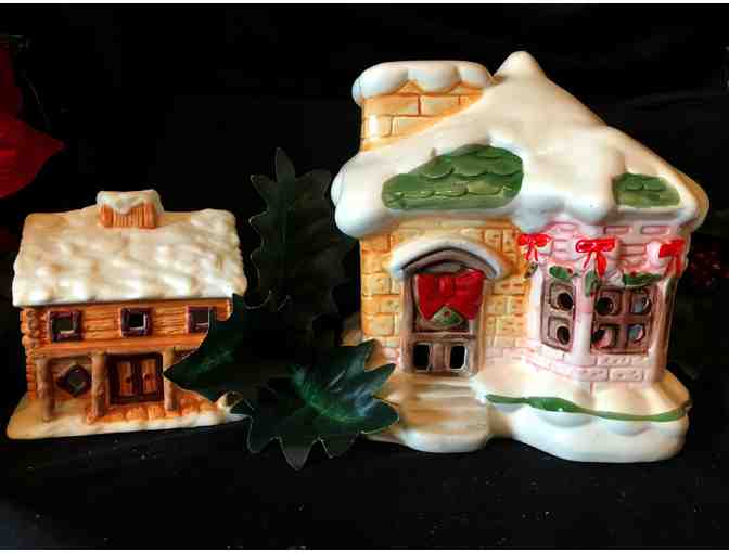 Under-the-Tree Lighted Houses