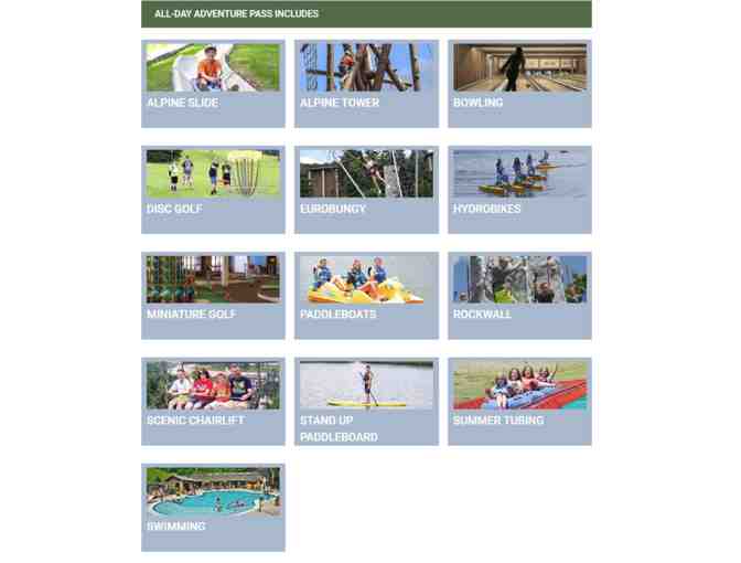 All-Day Adventure Pass on the Mountain . . . for Two!