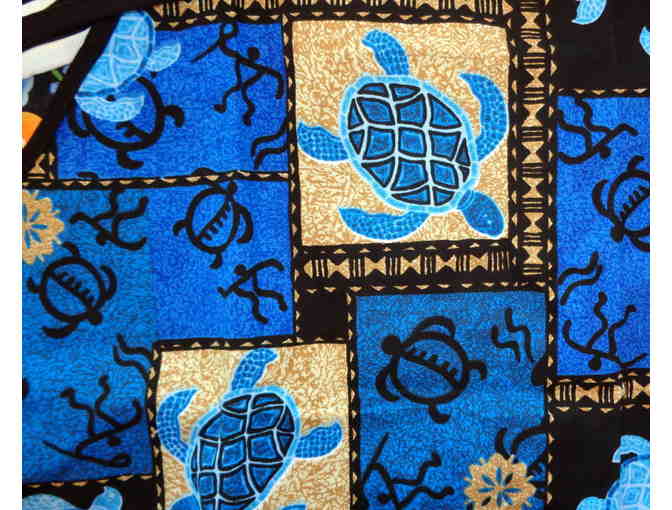 Hawaiian Turtle Print Apron -- New