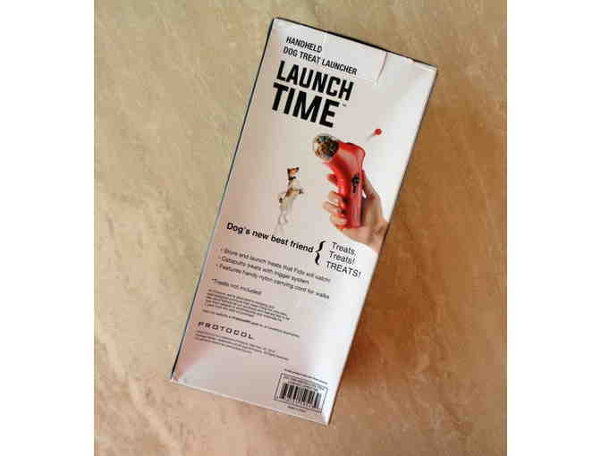 Launch Time -- Handheld Dog Treat Launcher -- New