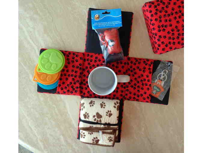 Red Paw Print Dog Kit -- New