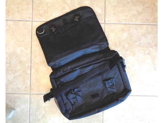 Black Travel Seat & Shoulder Bag -- New