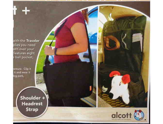 Black Travel Seat & Shoulder Bag -- New