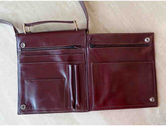 Magnificent Men's or Women's Cordovan Fine Quality Leather Travel Bag -- New