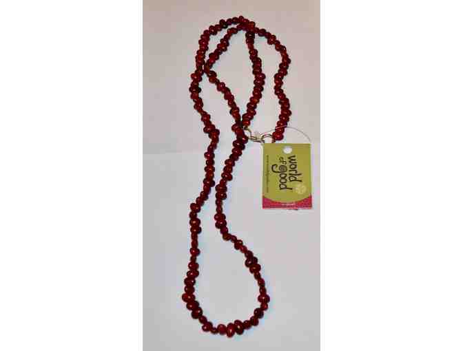 Hand-Crafted 'Seeds of Change' Necklace -- New