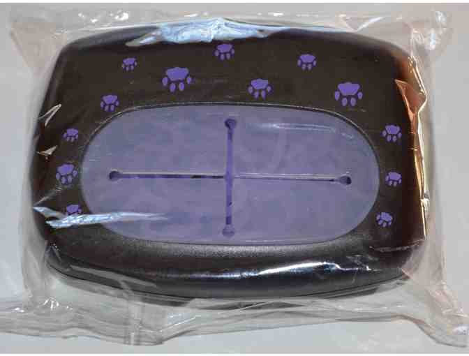 Set of 30 Stow-n-Go Purple Paw Rubber Bands - New