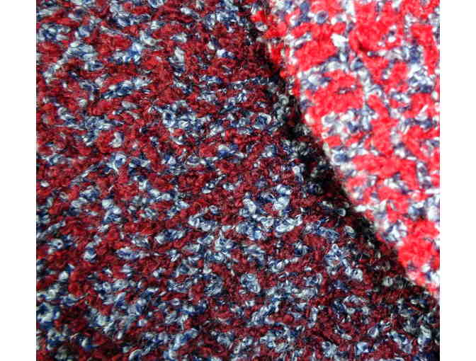 Plush Hand-Crocheted Hat & Cowl -- New