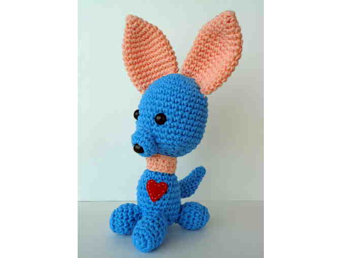 Hand-Crocheted 'Pepper the Puppy' -- New
