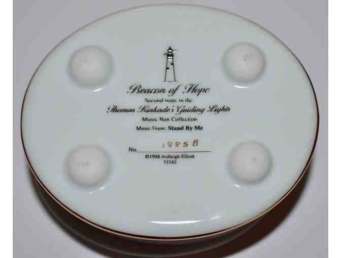 Numbered Thomas Kinkade 'Beacon of Hope' Lighthouse Music Box -- Pre-Owned