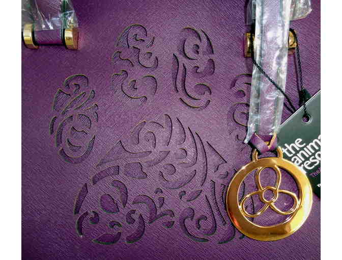 Pawsitively Beautiful Handbag -- Plum -- New