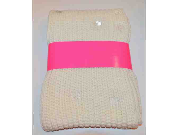 Betsey Johnson 3-pc. Ivory Glimmer Scarf Set -- New