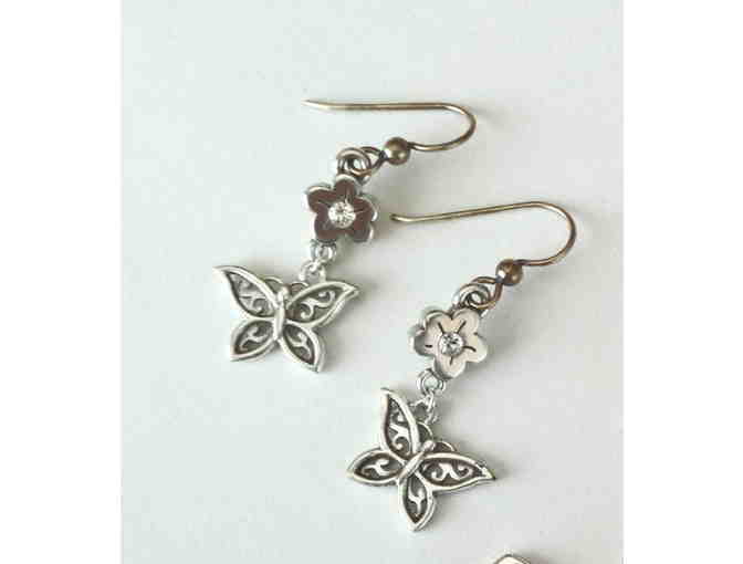 Brighton Butterfly Necklace & Earring Set -- Pre-Owned