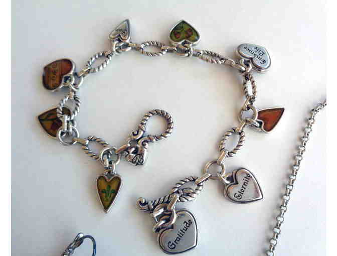 Brighton Heart Necklace, Bracelet, Earring Set -- Pre-Owned