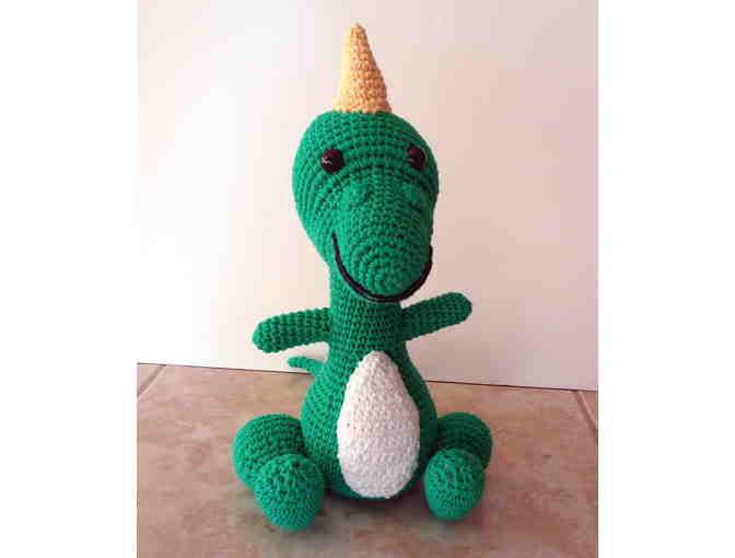 Hand-Crocheted 'Stanley the Stegosaurus' -- New
