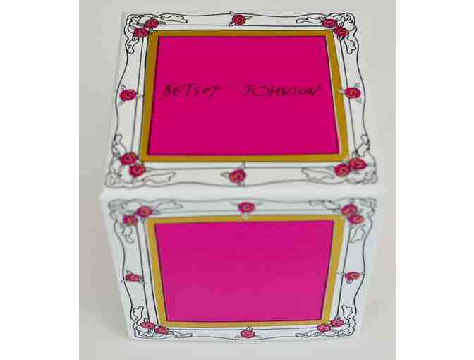 Betsy Johnson Dog Charm Bracelet & Pink Faux Pearl Bracelet Set -- New