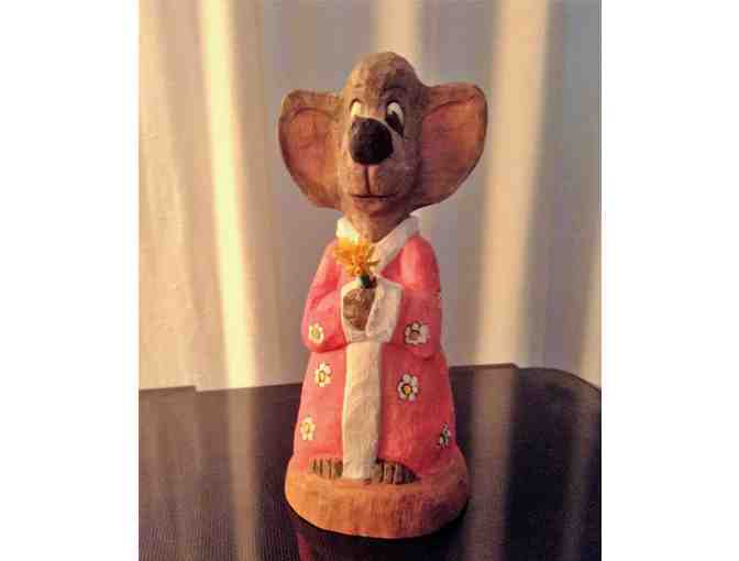 Hand Carved - Miss Mousie - New