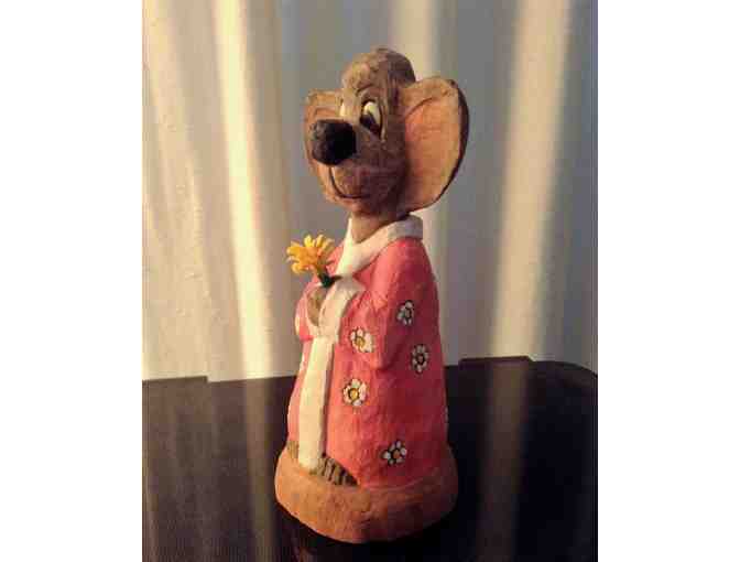 Hand Carved - Miss Mousie - New