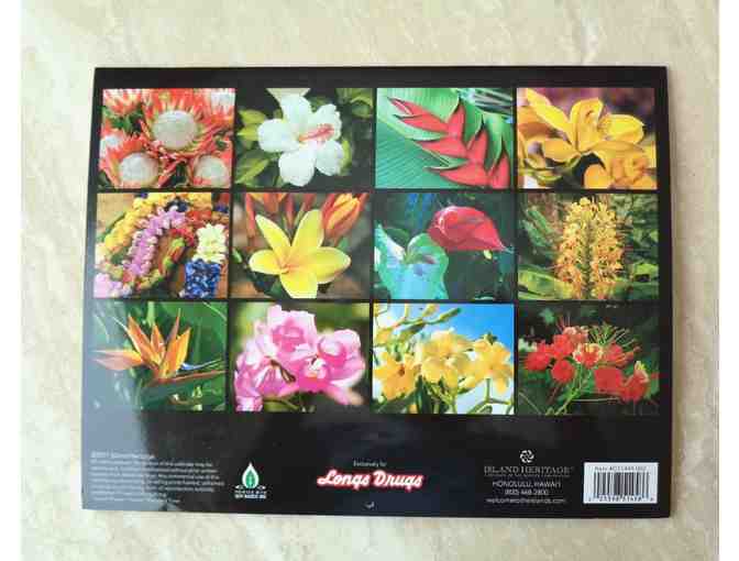 Flowers of Hawaii 2018 Calendar -- New