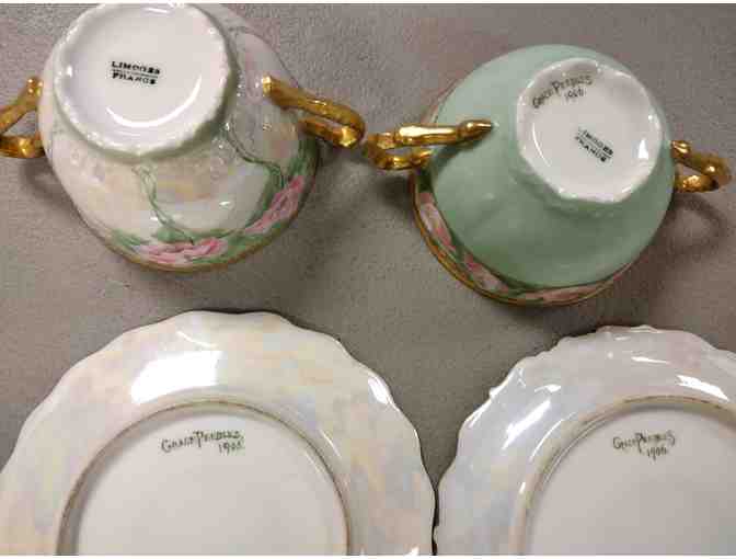 Limoges Cup and Saucer - set of 2