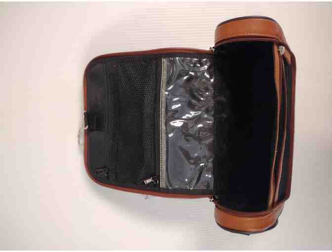 Leather Travel Toiletry Bag - Photo 3