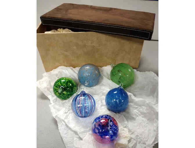 Glass Christmas Ball Ornaments - Photo 1