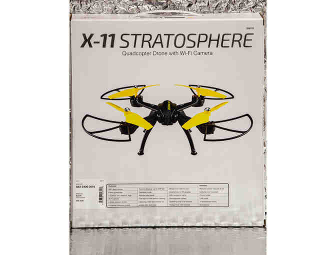 X-11 Skyrider Stratosphere Quadcopter Drone with Wi-fi Camera