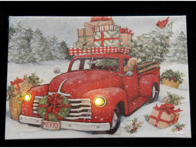 Red Truck Christmas Basket