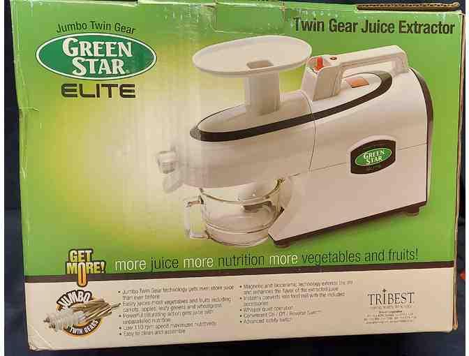 Maximize Your Nutrition! Green Star Jumbo Twingear Elite Juice Extractor