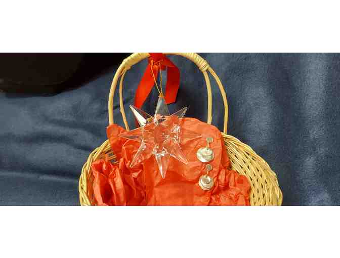 Silpada Silver Dangle Earrings and Snowflake Ornament