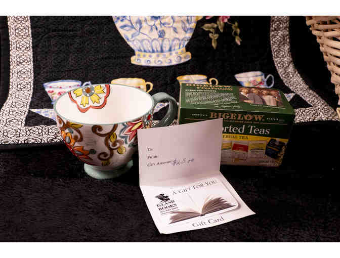 Colorful Tea For Me plus Island Books Gift Card