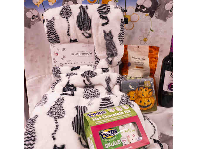 Black Cat Basket 'Scary Cats'