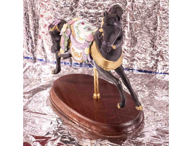 Lenox 'Midnight Charger' Carousel Horse
