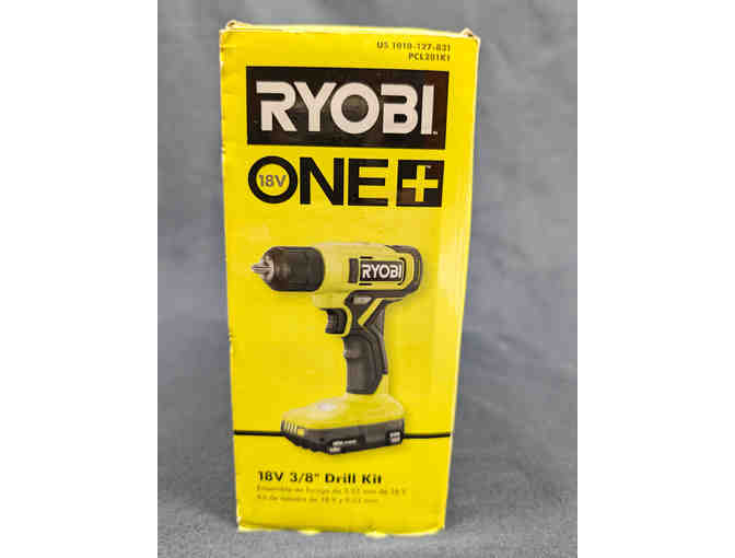 RYOBI-ONE+ 18V 3/8' DRILL KIT W/ CHARGER