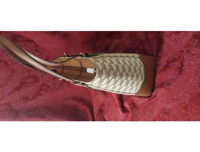 MICHAEL KORS ARIA LARGE JAQUARD TOTE