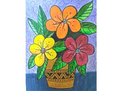 Painting - Still life with flowers